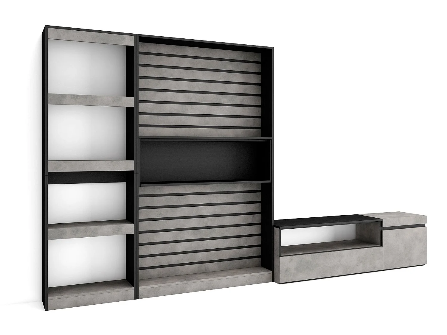 Meubels voor woonkamer, 320x186x35cm, TV-Tafel, Cement