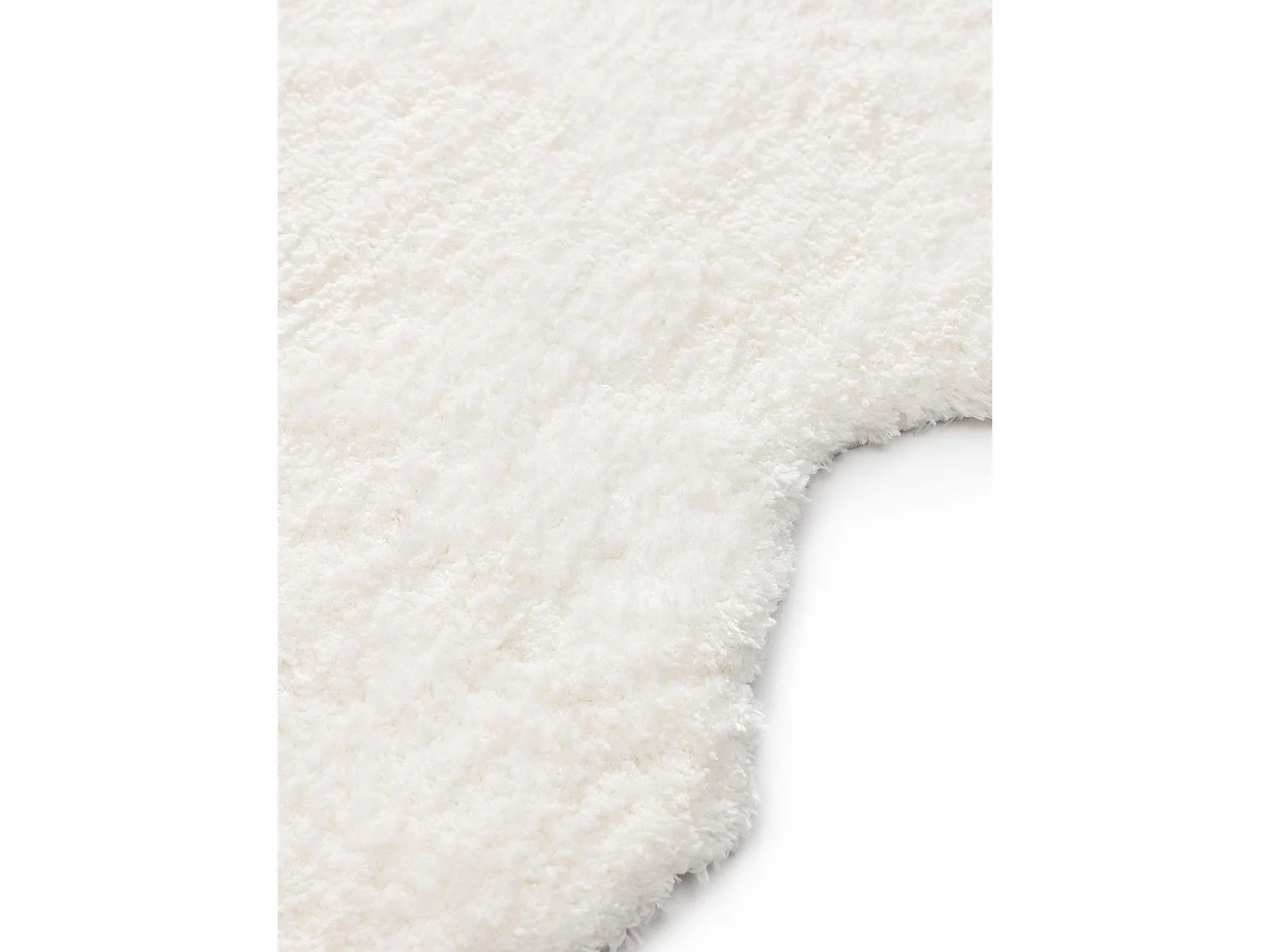 Tapis à poils longs Cloudy Crème 60x170 cm