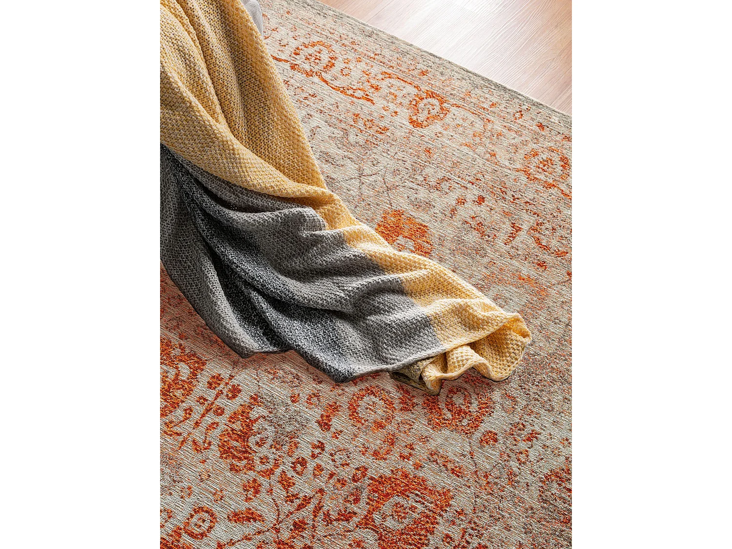 Tapis tissé à plat Tosca Multicouleur 75x165 cm