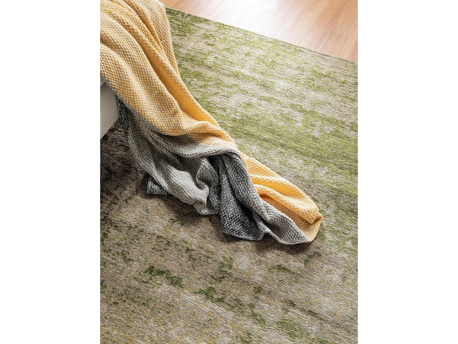 Tapis tissé à plat Tosca Vert 75x165 cm