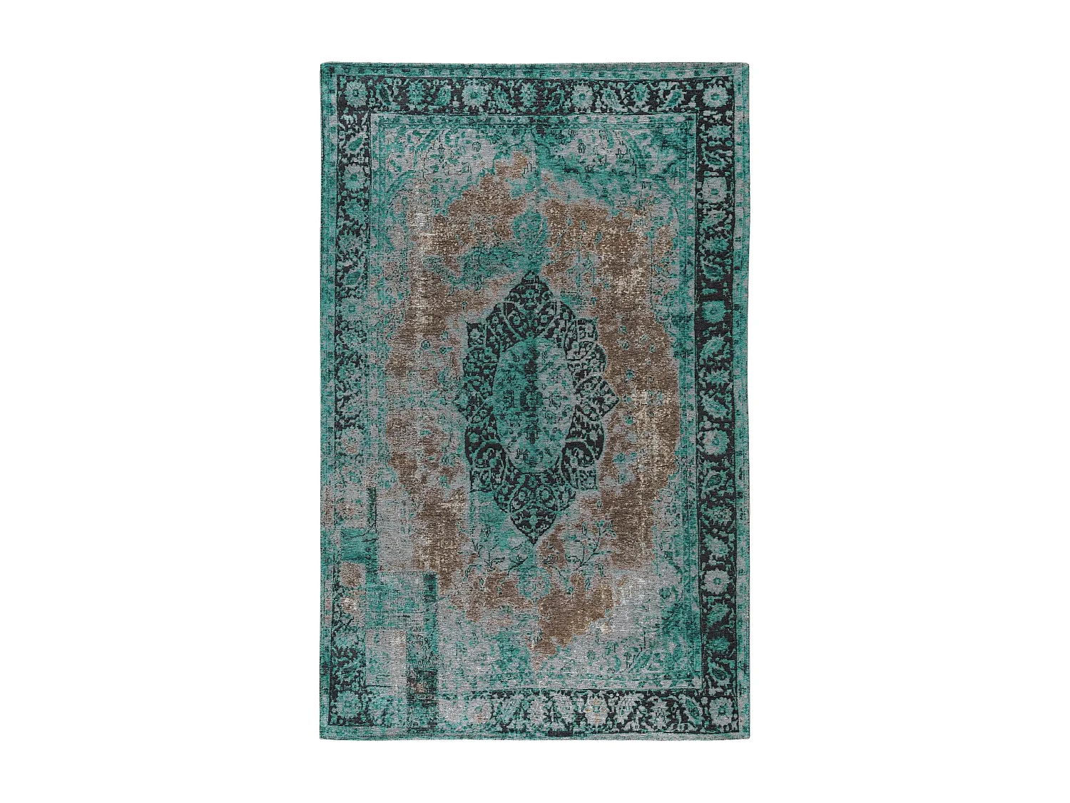 Tapis tissé à plat Tosca Turquoise 75x165 cm