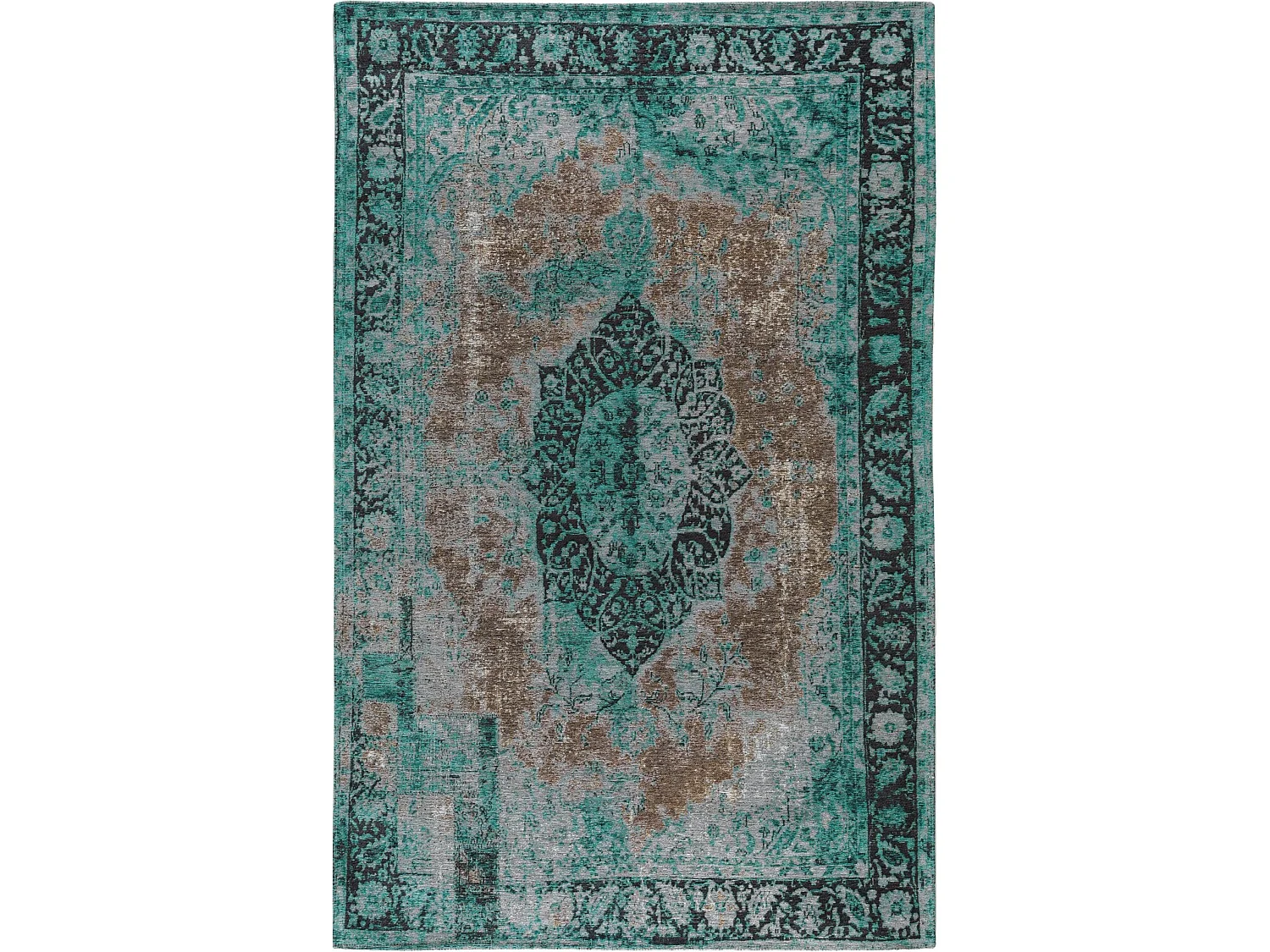 Tapis tissé à plat Tosca Turquoise 290x400 cm