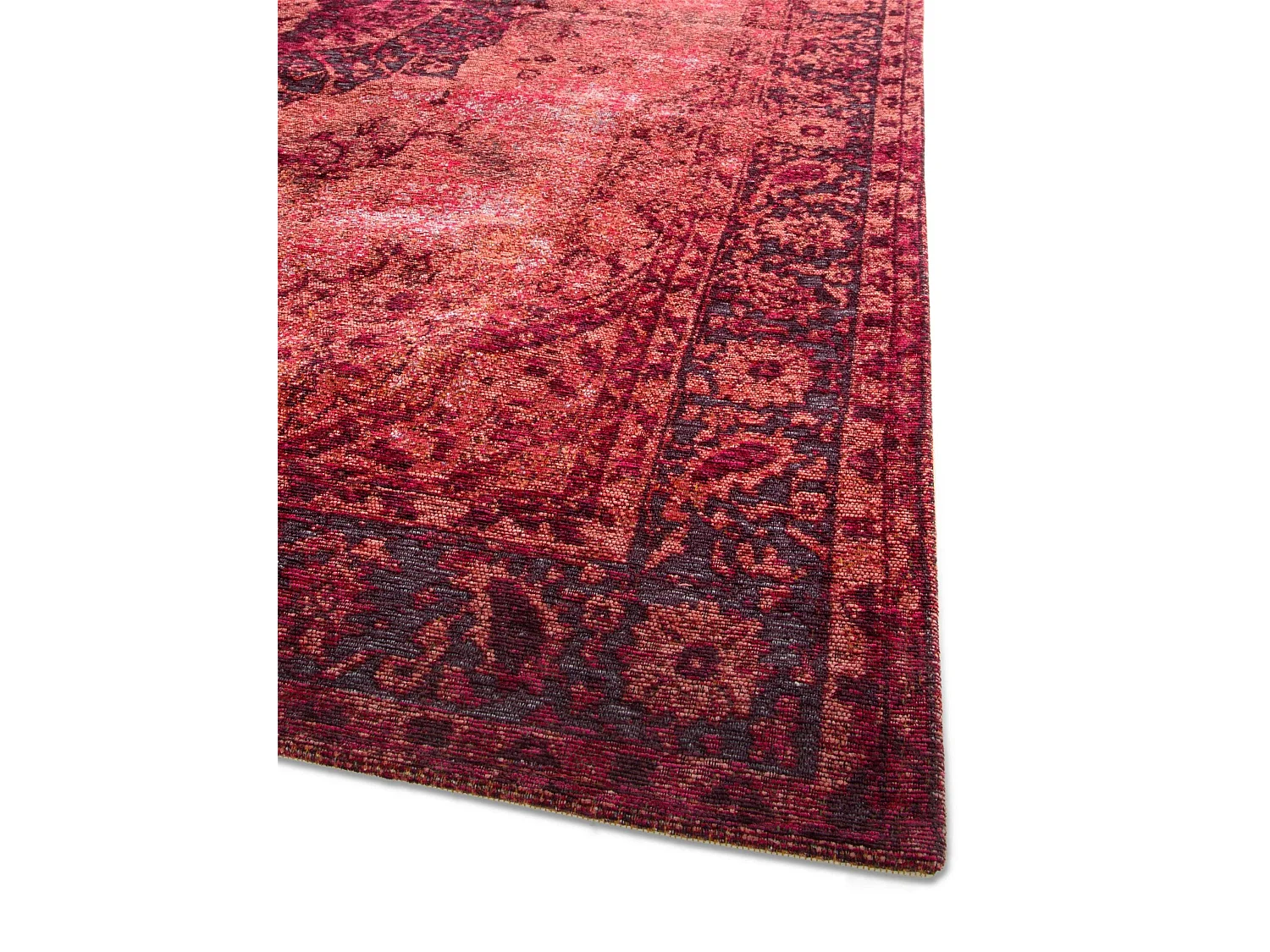 Tapis tissé à plat Tosca Rouge 75x165 cm