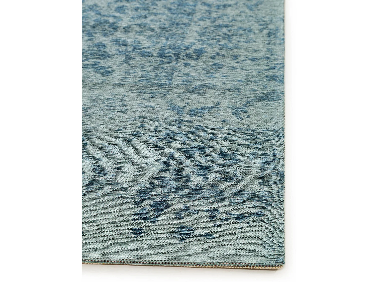 Tapis tissé à plat Tosca Bleu 75x165 cm