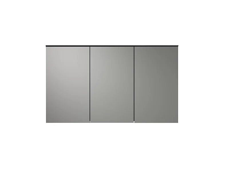 Synnax armoir de salle de bain avec miroir 3 portes miroir gris.