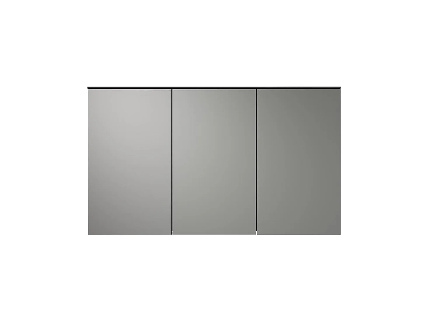 Synnax spiegelkast 3 spiegel deuren grijs.