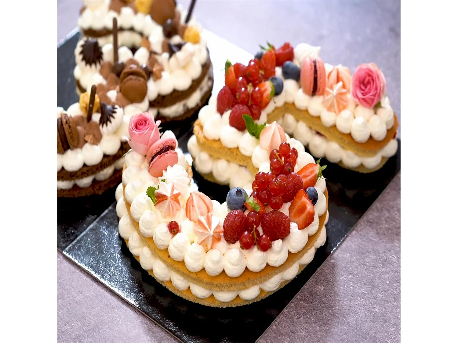 Coffret Number Cake A Decouper Silicone M12