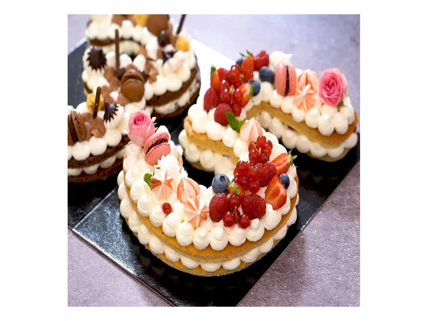 Coffret Number Cake A Decouper Silicone M12