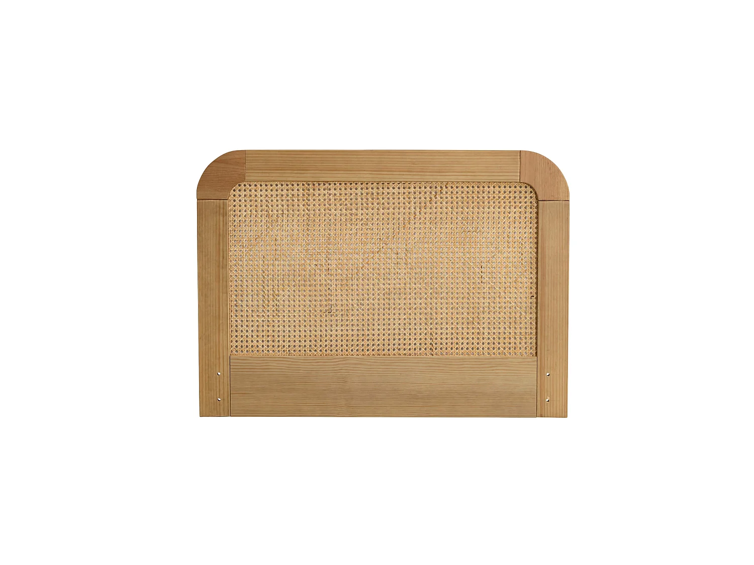 Tête de lit SMOOTHCLOUD 90 cm en cannage et bois naturel