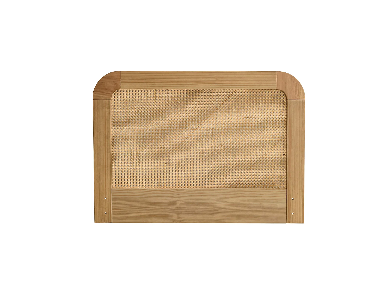 Tête de lit SMOOTHCLOUD 90 cm en cannage et bois naturel
