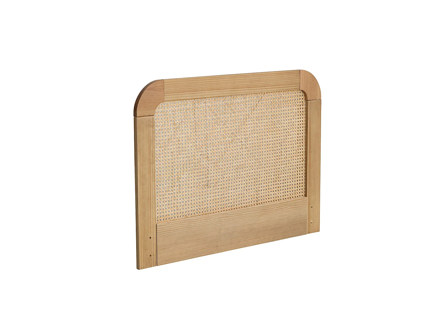 Tête de lit SMOOTHCLOUD 90 cm en cannage et bois naturel