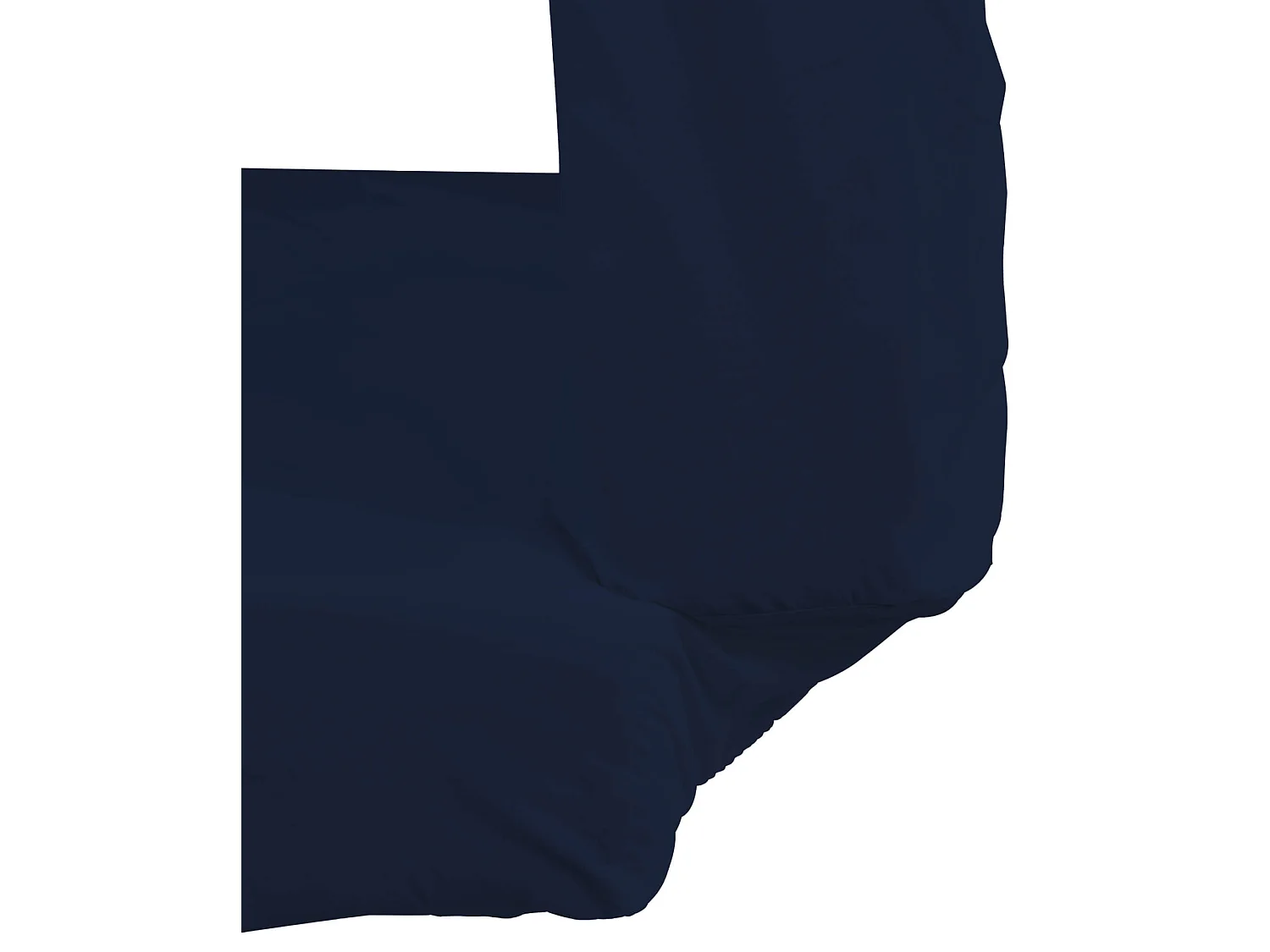 Drap housse bleu marine pour matelas clic-clac bonnet 20 cm 130x190