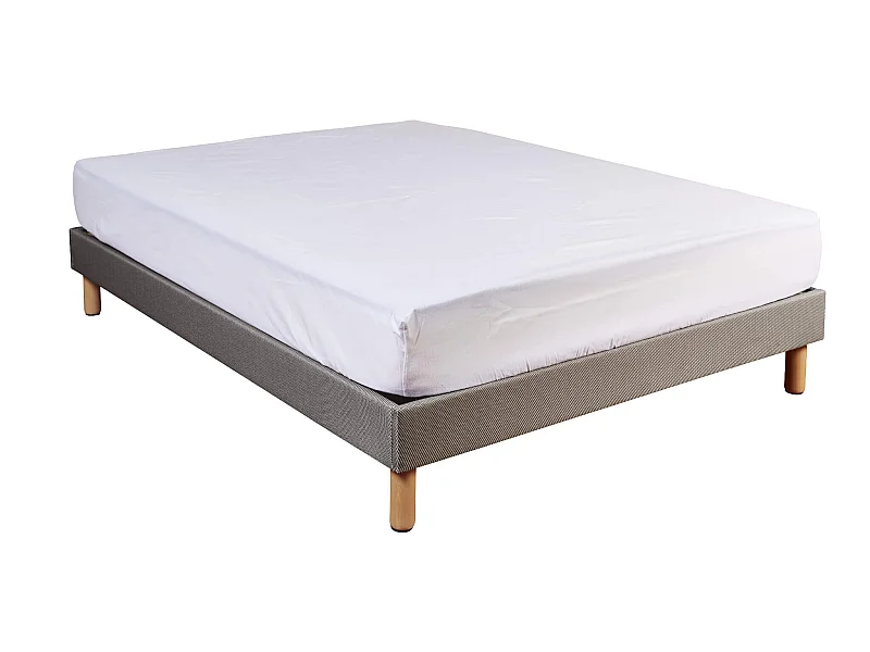 Protège matelas anti-acariens Microstop molleton imperméable - bonnet 27 cm 140x190