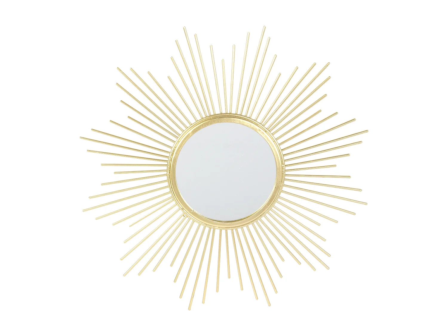 Miroir Soleil Petit Format 19.5cm Or