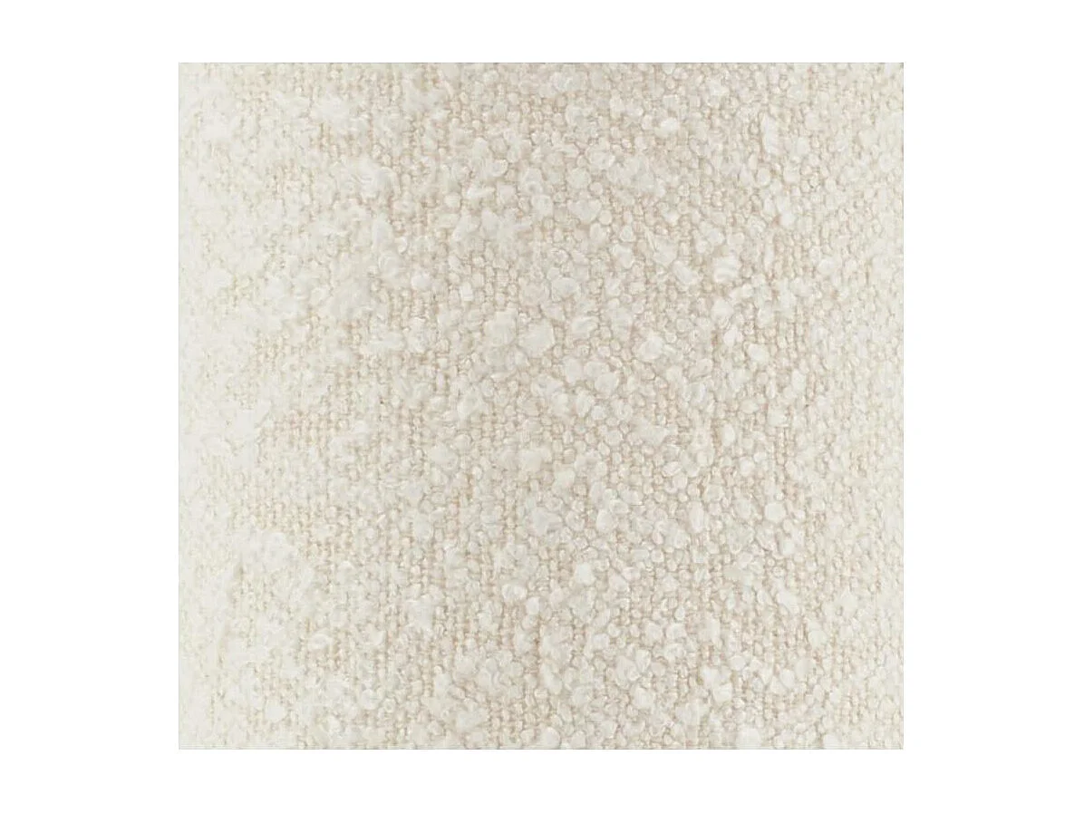 Lampe en métal et coton bouclette