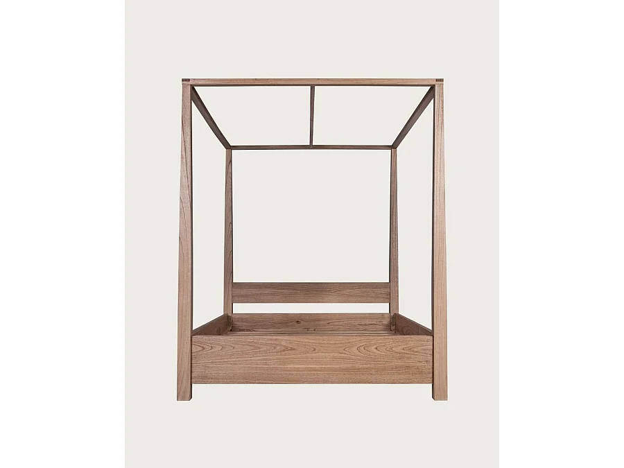 Java - Lit baldaquin en bois massif