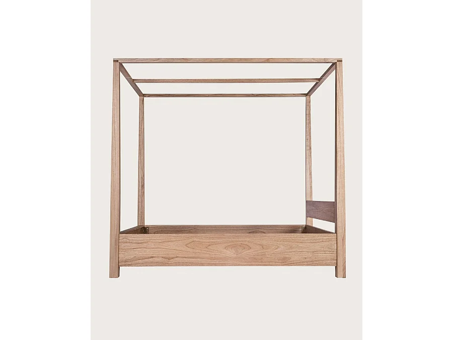 Java - Lit baldaquin en bois massif