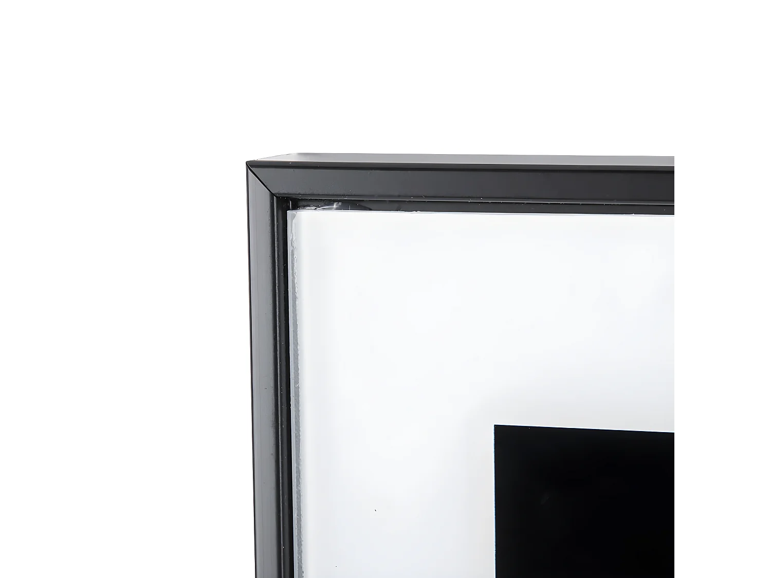 Cadre et photo d'art noir et blanc Poles in Water Noir  Present Time