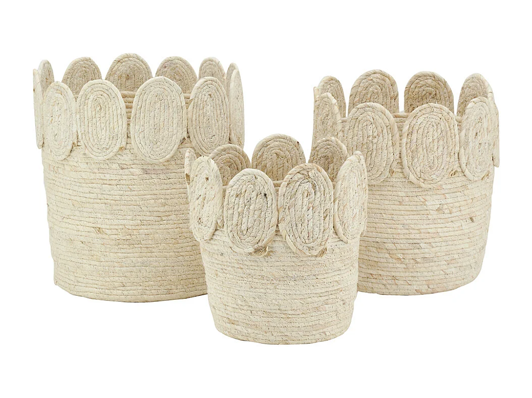 Cache-pots en maïs (Lot de 3)