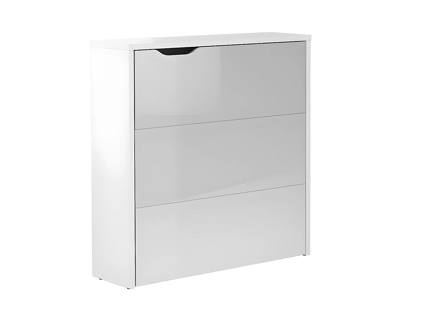 Lenart Scrivania estensibile con ripostiglio WORK CONCEPT SLIM CW02 P Destro 90 cm bianco lucido