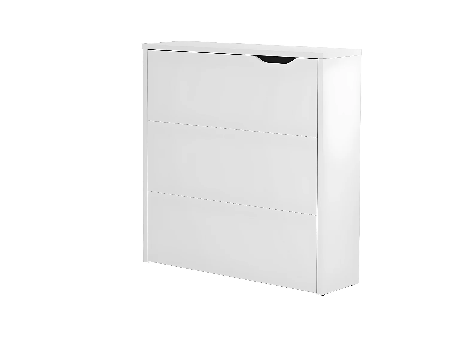 Lenart Escritorio extensible con almacenamiento WORK CONCEPT SLIM CW02 L Izquierda 90 cm blanco mate