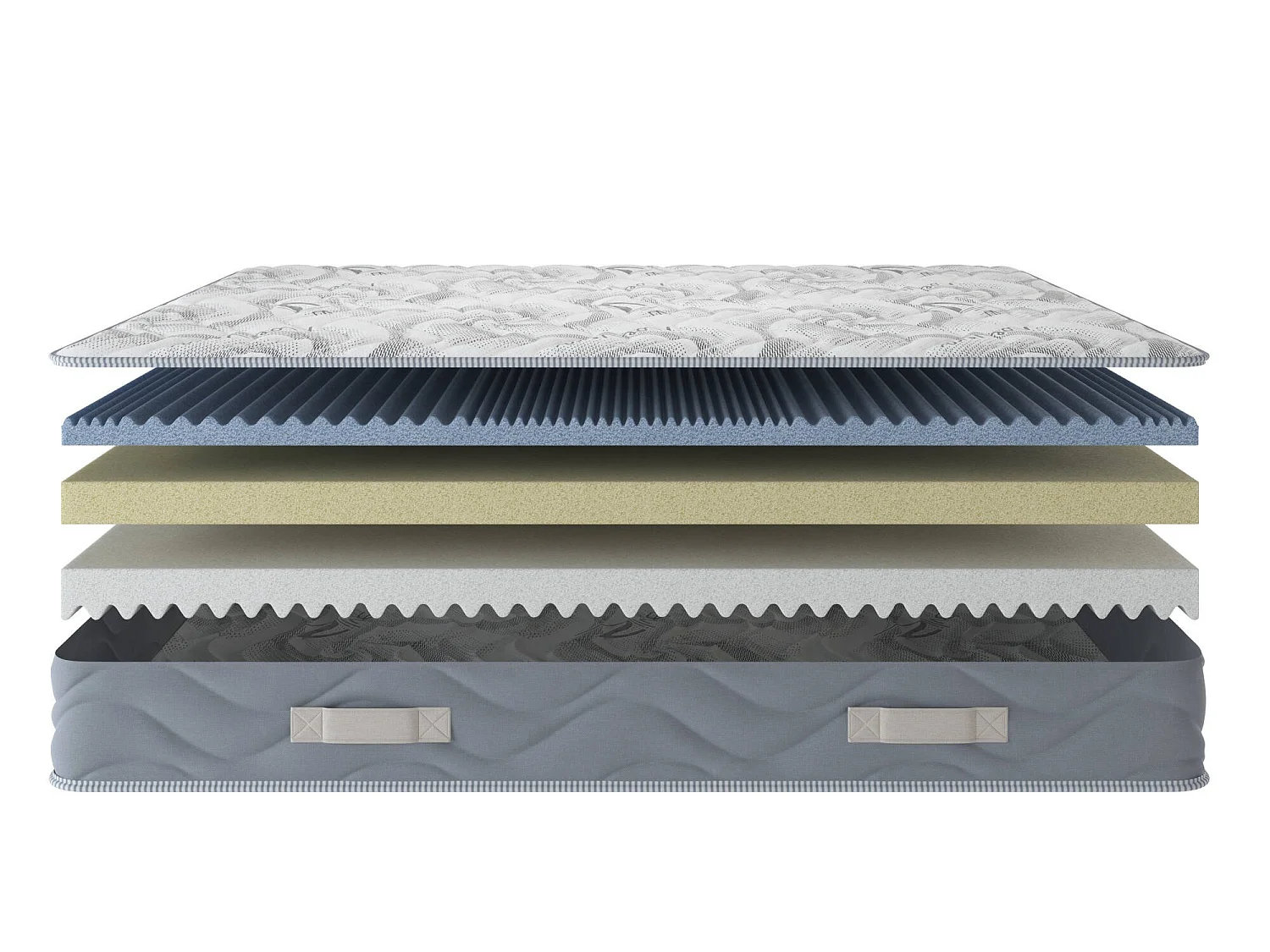 Colchones individuales Dcorazz, Colchón Memory Foam Trioform, Colchón ergonómico, Colchón antiácaros e hipoalergénico, 100% Made in Italy, 80x190xh25 cm