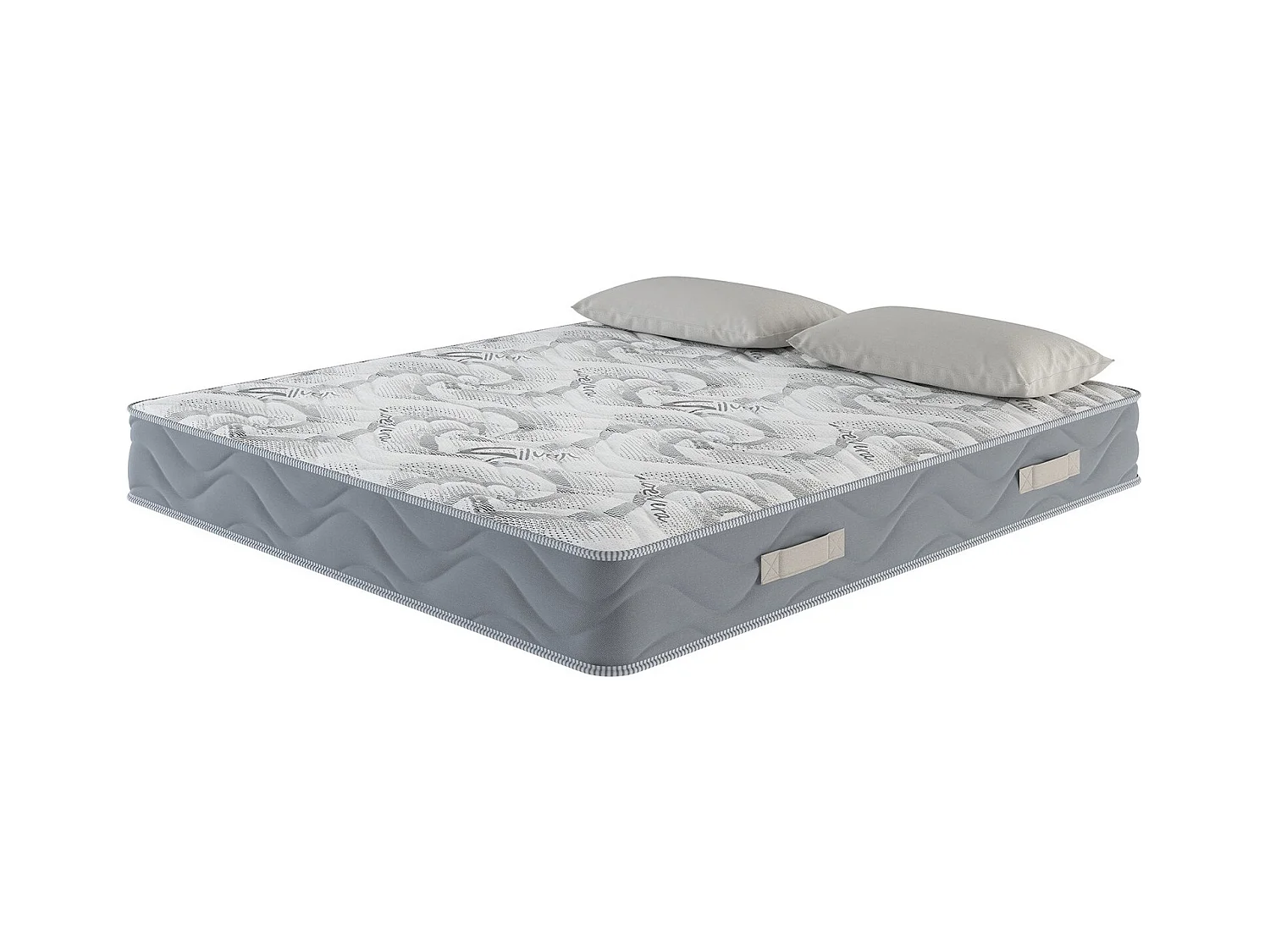 Matelas simple Dcorazz, Matelas en mousse à mémoire de forme Trioform, Matelas ergonomique, Matelas à ressorts ensachés, 100% Made in Italy, 90x200xh25 cm