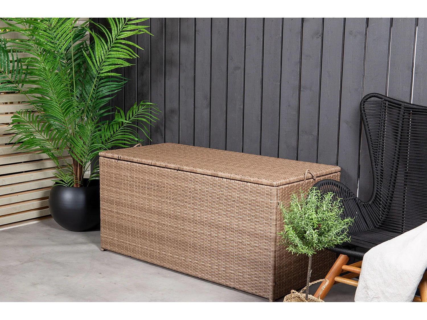 Coffre de Jardin "London" 130cm Naturel