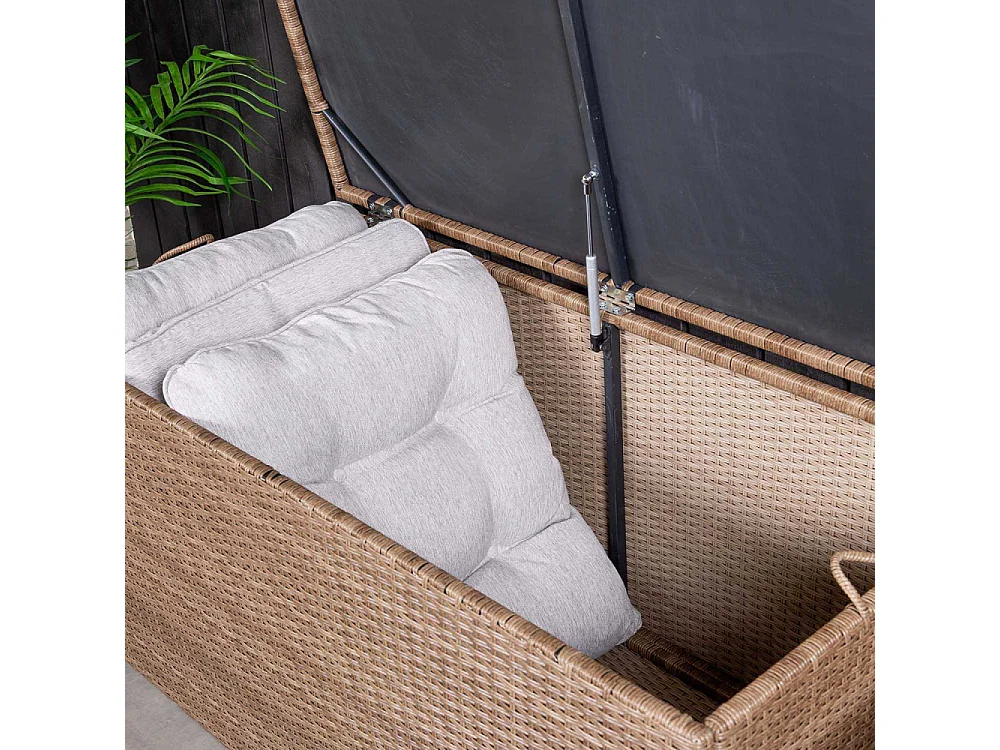 Coffre de Jardin "London" 130cm Naturel