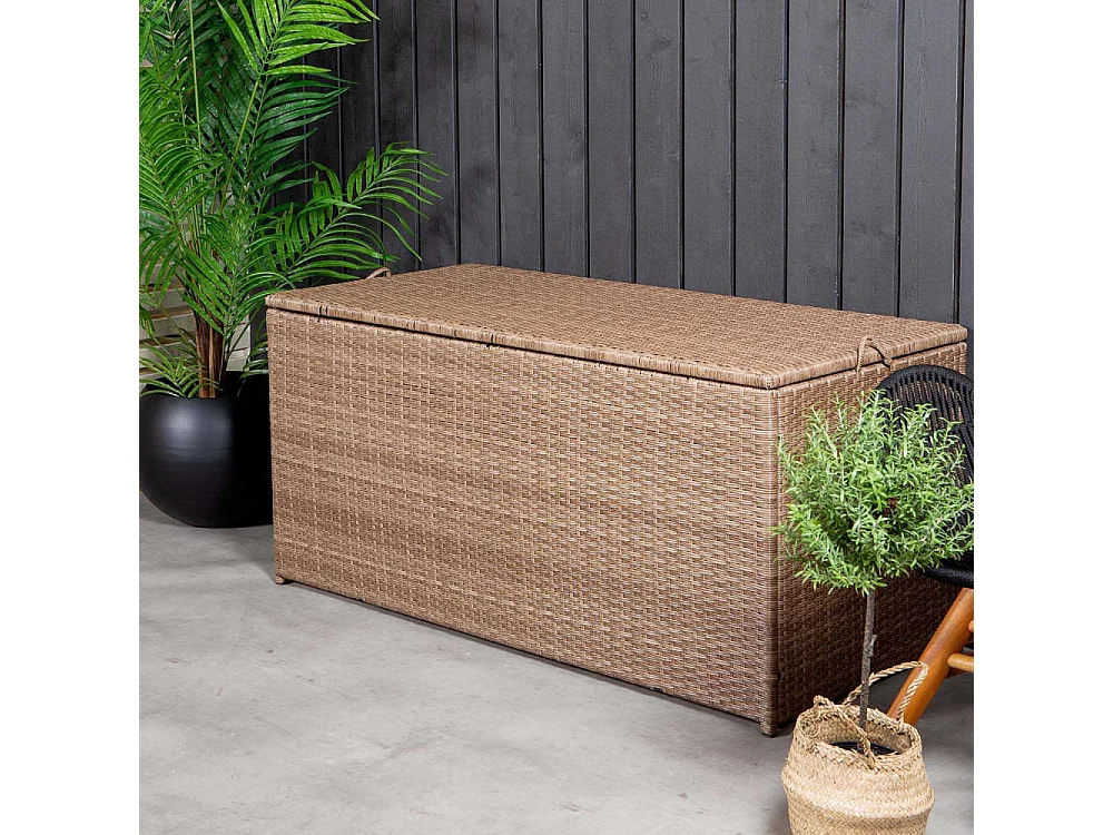 Coffre de Jardin "London" 130cm Naturel