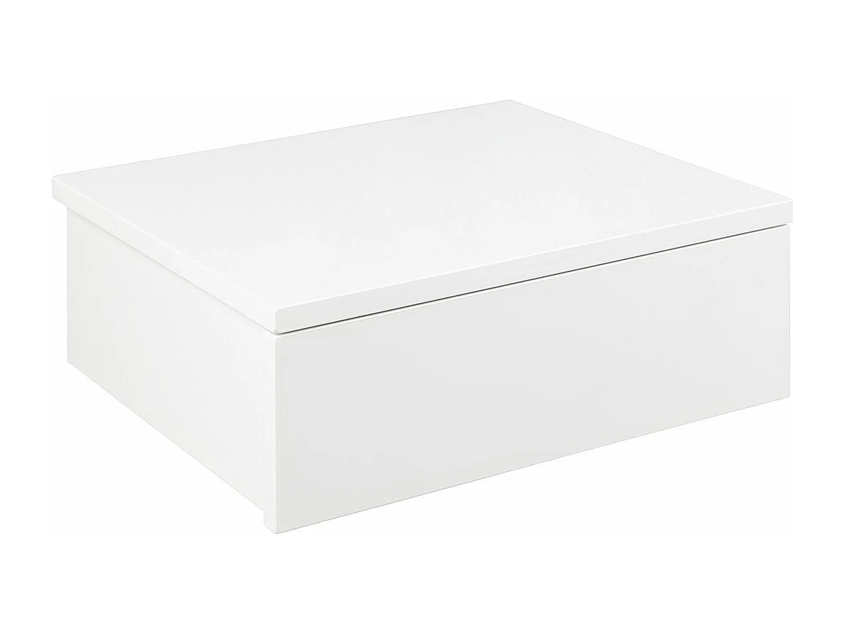 Avignon table de nuit 1 tiroir blanche.