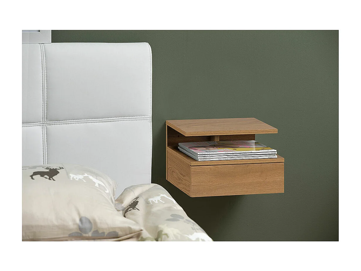 Ashlan Nachttisch 1 Schublade Natur.