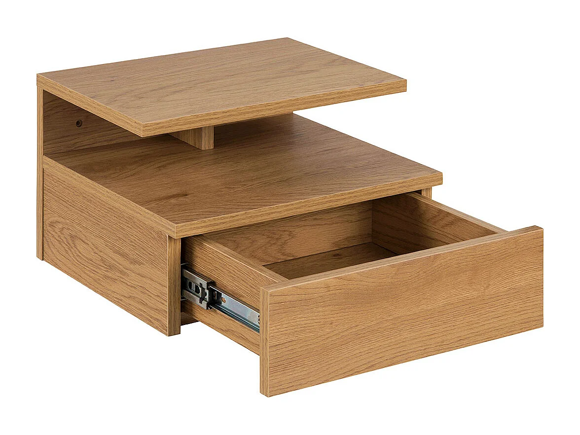 Ashlan table de nuit 1 tiroir nature.