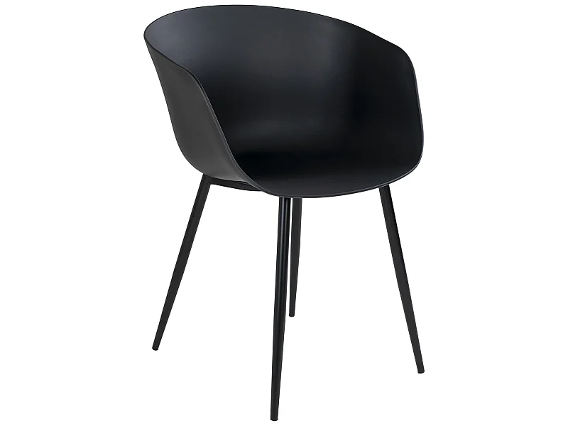Rolino Chaise de jardin, noir.
