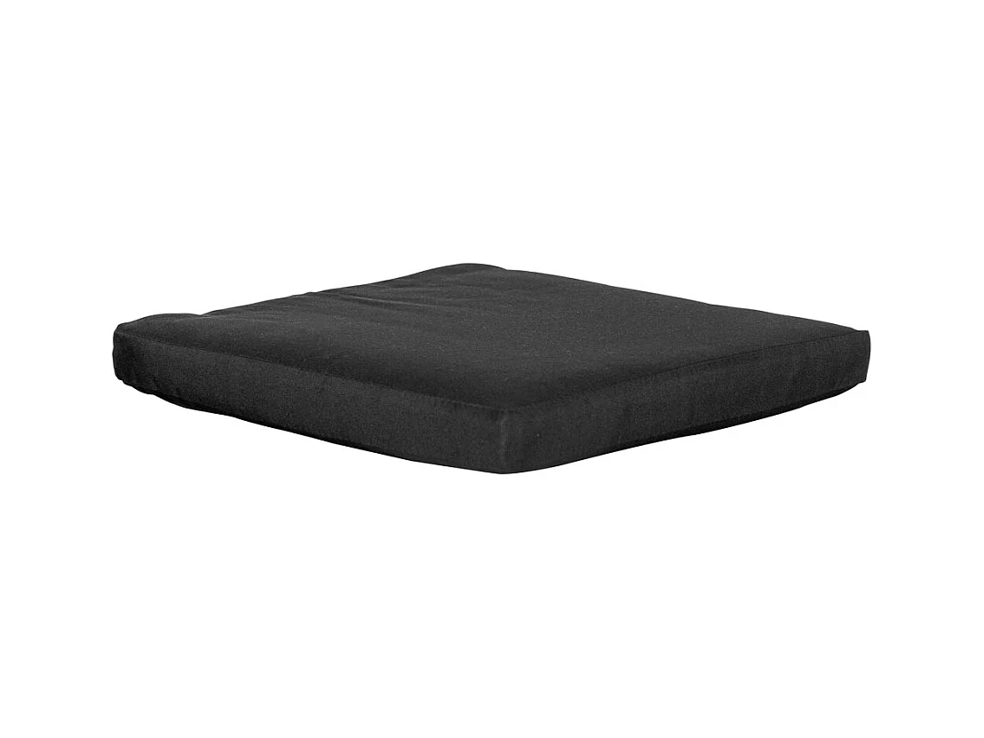 Alture Coussin de siège pour chaise de jardin, noir.