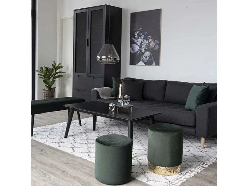 Lido bank 3 persoons 2 kussens groen.