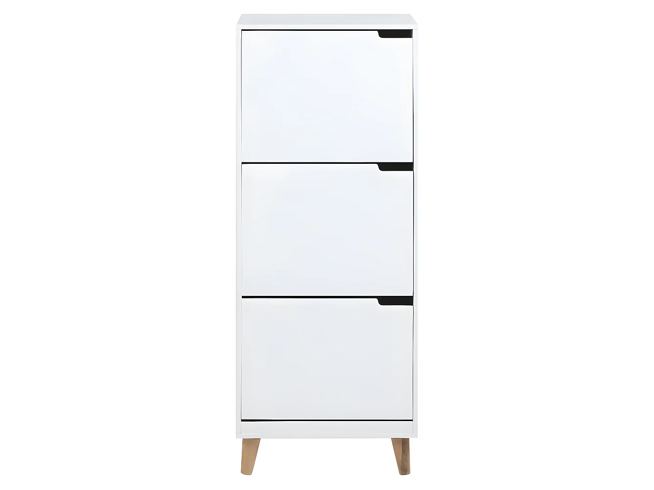 Mena - Schoenenkast - Wit hout.