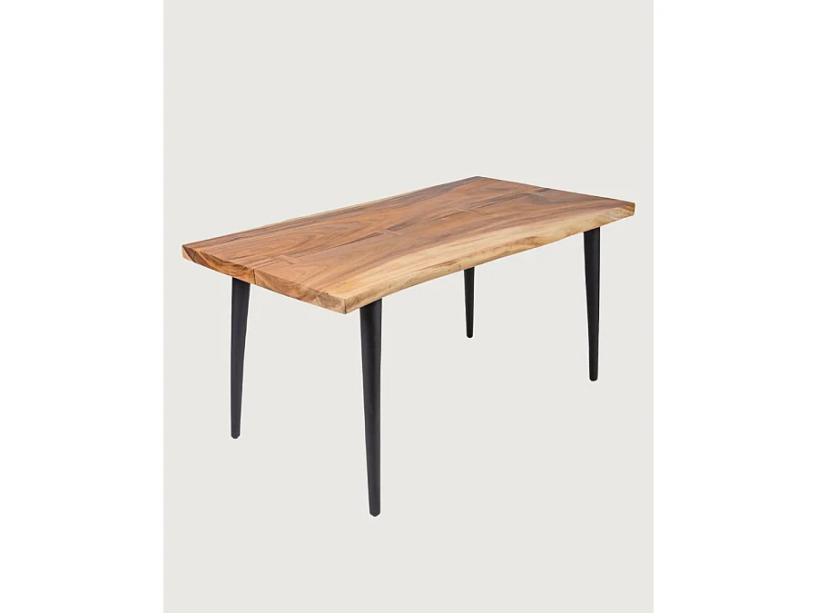 Kanpur - Table repas en suar massif L160 cm 6 pers.