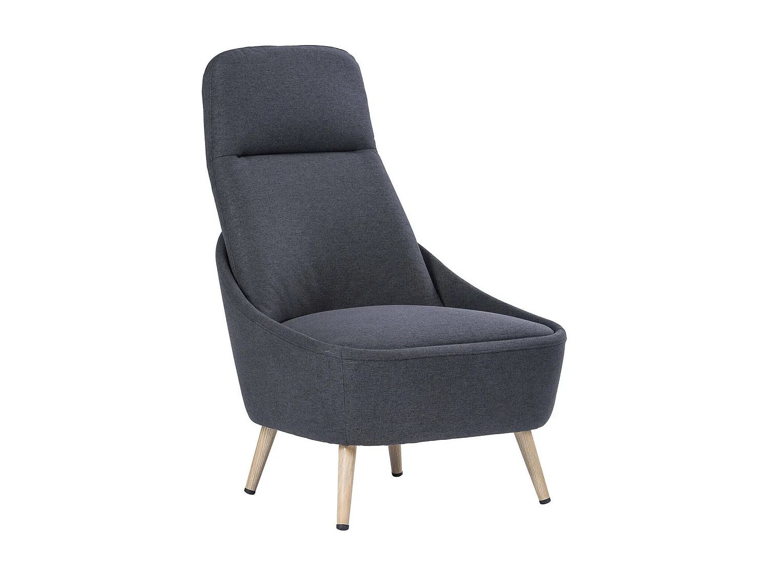 Cadeira de escritório Dunedin, Cadeira de espera de escritório, Poltrona ergonômica, 77x65h100 cm, Antracite