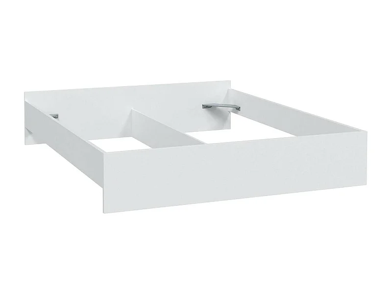 Dmora - Letto matrimoniale Adia, 166x196h40 cm, Bianco