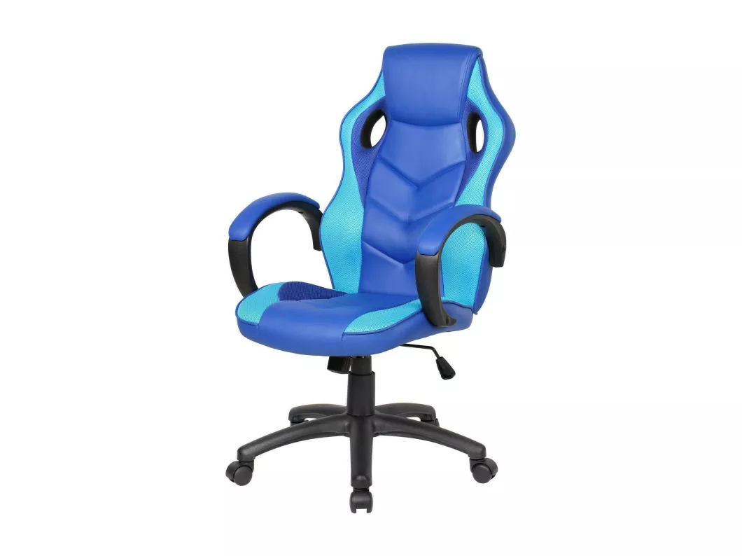 Kauf Unique Gaming-Stühl Caloundra, Gaming-Sessel für Erwachsene, Schreibtischstuhl, 66x61h104/114 cm, Blau und Himmelblau