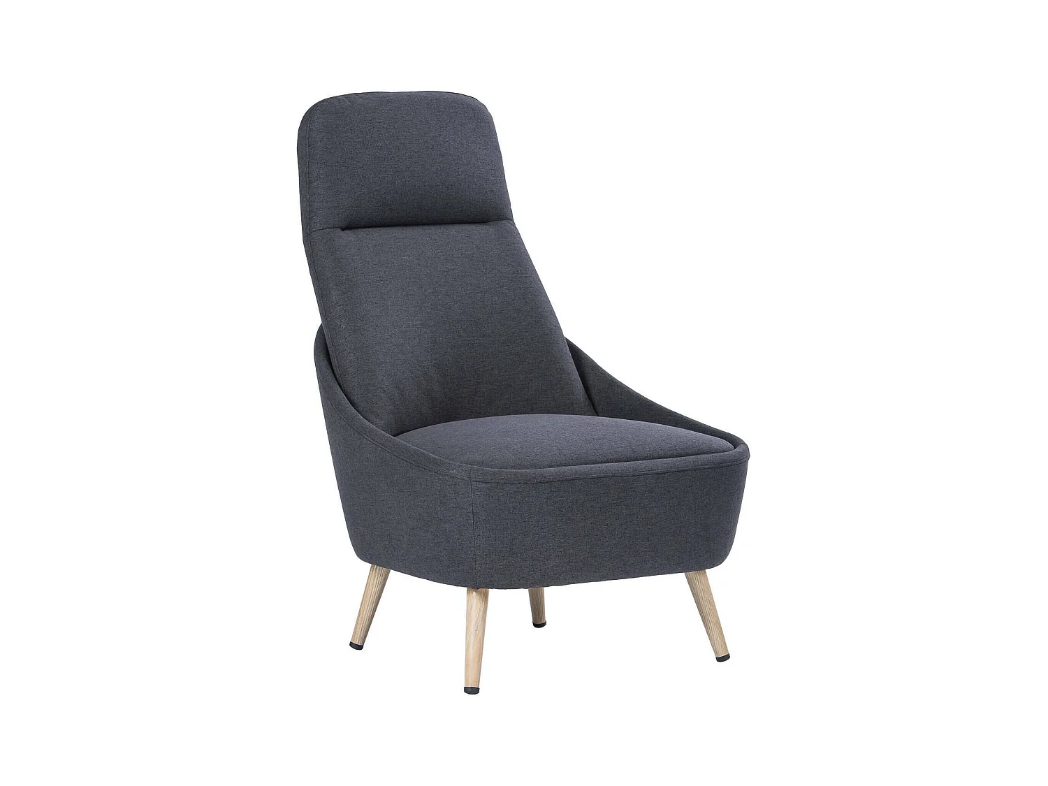 Chaise de bureau Dcelli, Chaise d'attente de bureau, Chaise d'attente ergonomique, 77x65h100 cm, Anthracite