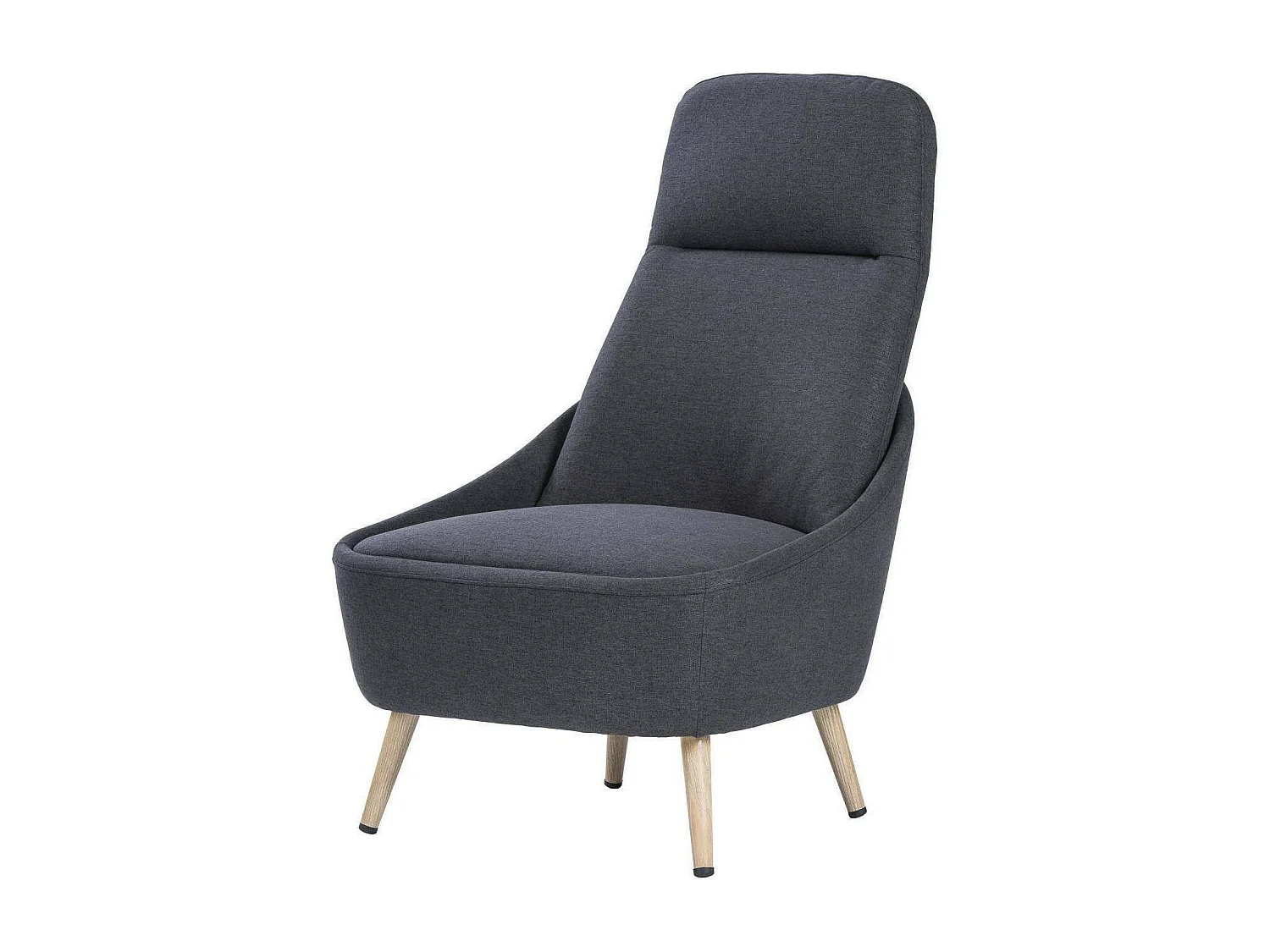 Chaise de bureau Dcelli, Chaise d'attente de bureau, Chaise d'attente ergonomique, 77x65h100 cm, Anthracite