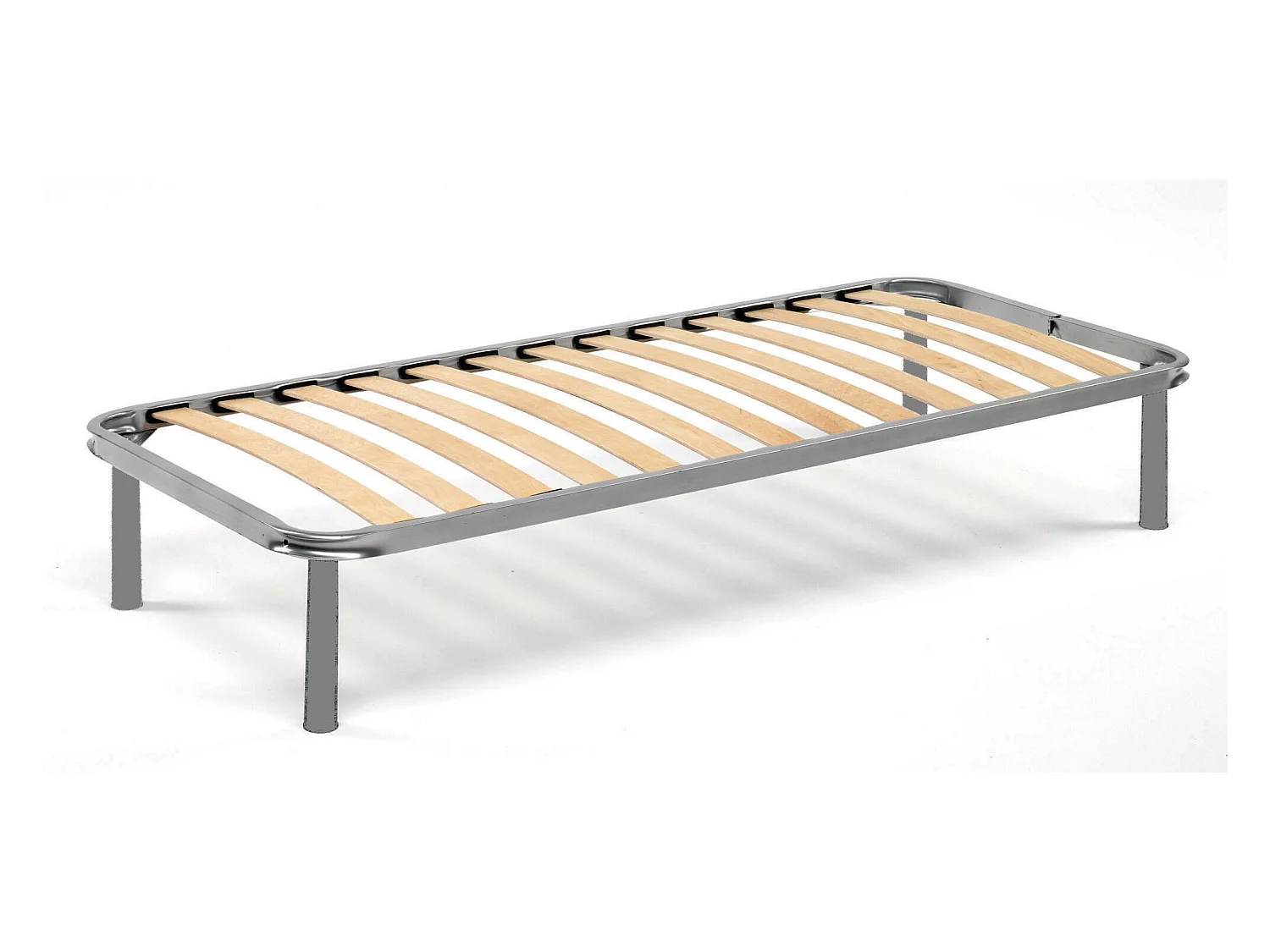 Einzelbettbasis Dgori, Orthopädische Basis aus Birkensperrholz mit 13 Latten, 100% Made in Italy, Cm 90x180h 34