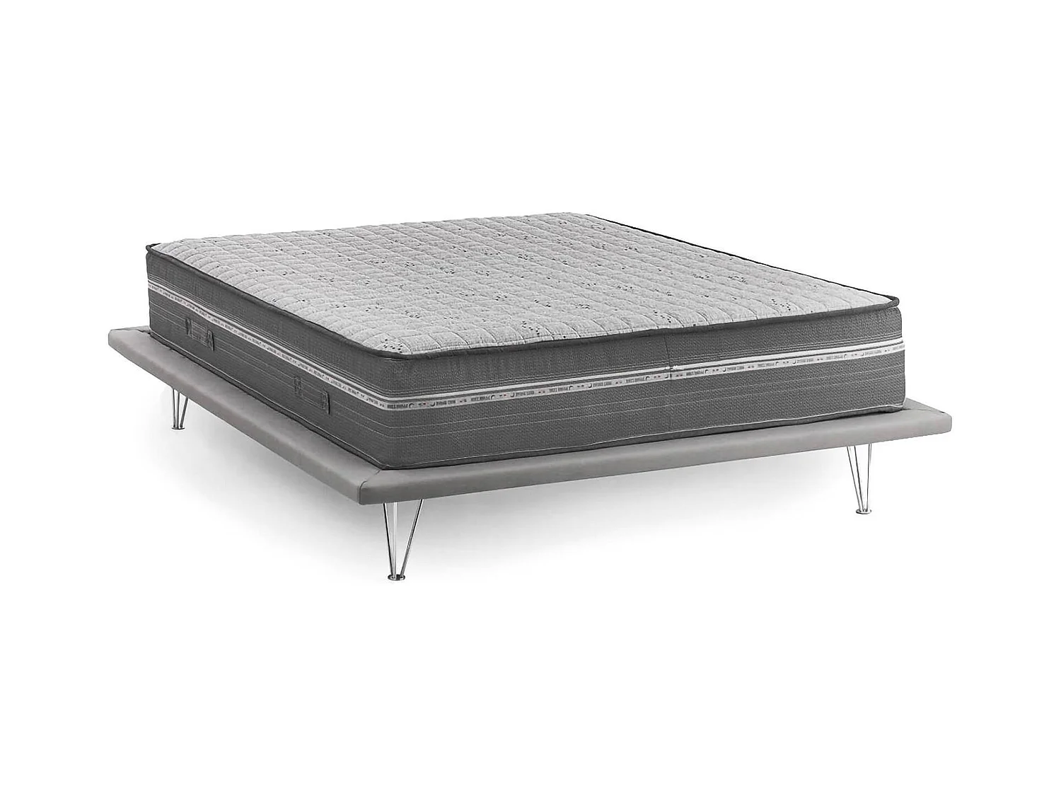 Matelas double Dastor, matelas en mousse à mémoire de forme et microressorts ensachés, 100% Made in Italy, anti-acariens et hypoallergénique, 160x200h32 cm