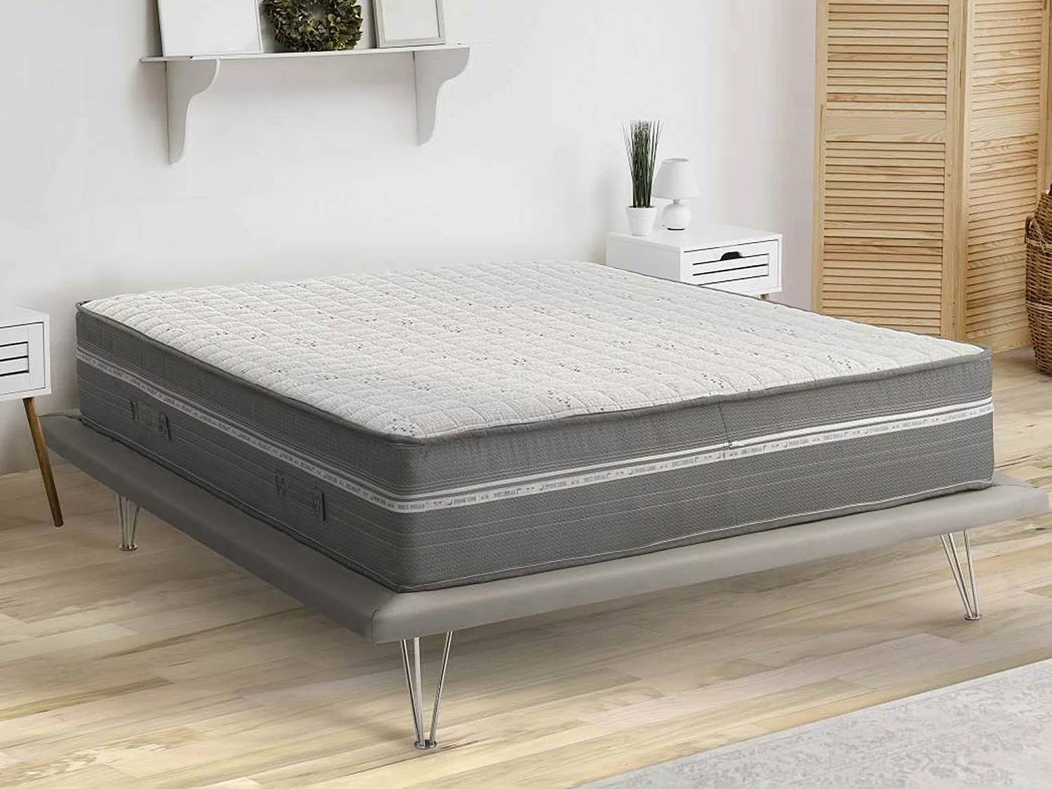 Dlesc eenpersoonsmatras, matras van traagschuim en pocket-microveren, 100% Made in Italy, anti-mijt en hypoallergeen, 80x190h32 cm