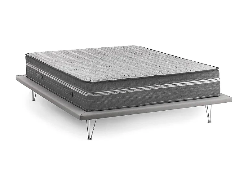 Matelas simple Dlesc, matelas en mousse à mémoire de forme et microressorts ensachés, 100% Made in Italy, anti-acariens et hypoallergénique, 80x190h32 cm