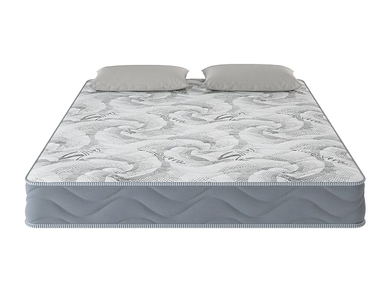 Matelas double Dcortes, Matelas Trioform Memory Foam, Matelas ergonomique, Matelas anti-acariens et hypoallergénique, 100% Made in Italy, 160x190xh25 cm