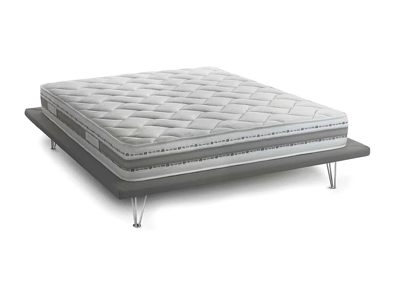 Matelas simple Dmercat, matelas déhoussable en mousse à mémoire de forme et Waterfoam, 100% Made in Italy, anti-acariens et hypoallergénique, 80x190h21 cm
