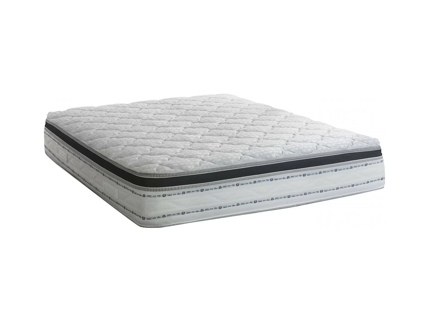 Matelas double Dmadonn, déhoussable en Memory Foam+Gel et ressorts ensachés, 100% Made in Italy, anti-acariens et hypoallergénique, 160x190h27 cm
